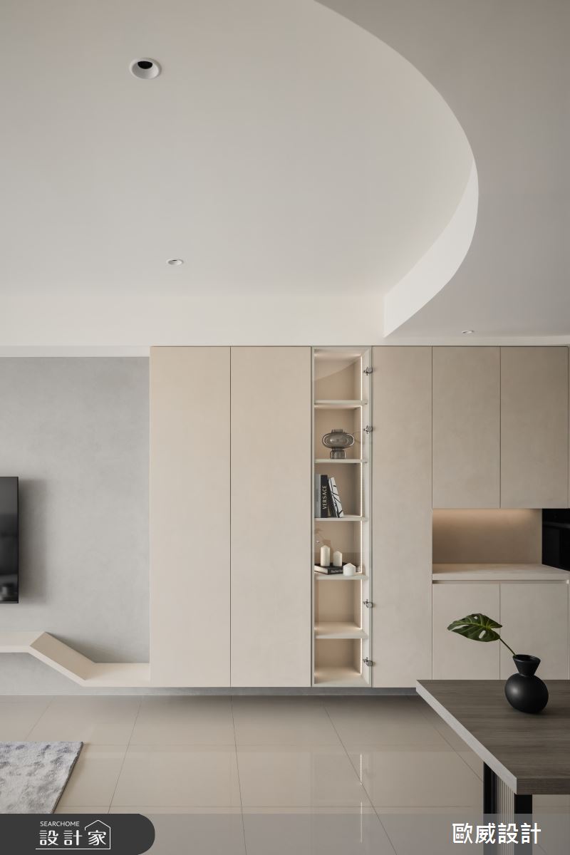20坪新成屋(5年以下)＿北歐風客廳餐廳案例圖片＿歐威室內設計有限公司＿歐威_Residential Y之5