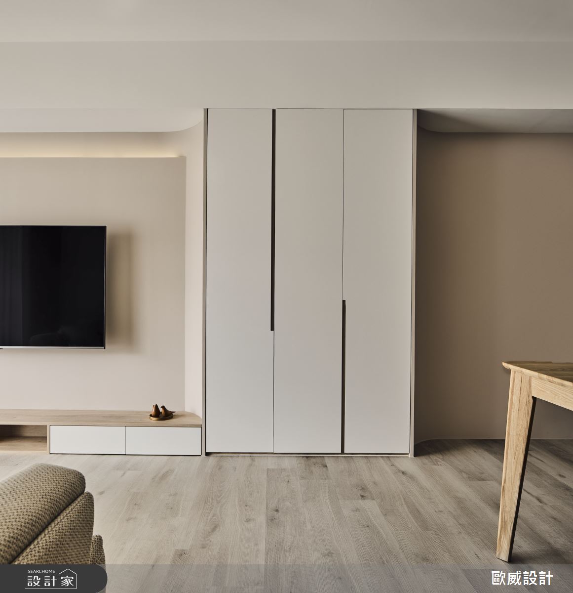 25坪新成屋(5年以下)＿北歐風客廳餐廳案例圖片＿歐威室內設計有限公司＿歐威_沐光之8