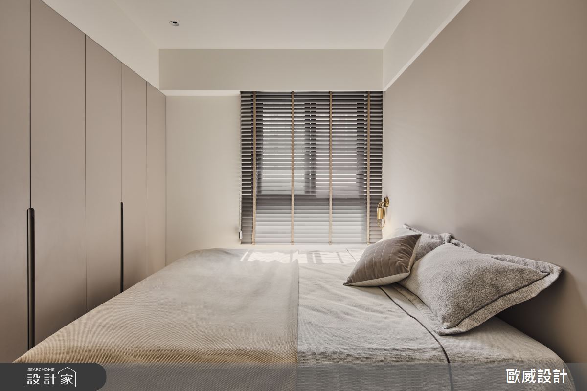 25坪新成屋(5年以下)＿北歐風臥室案例圖片＿歐威室內設計有限公司＿歐威_沐光之18