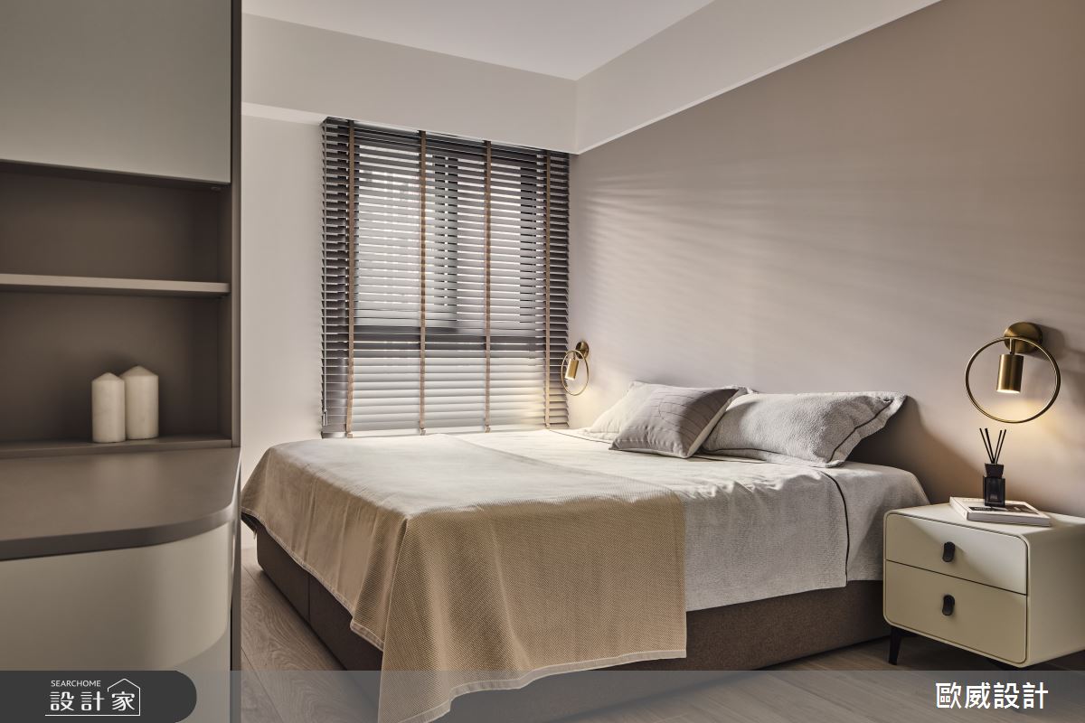 25坪新成屋(5年以下)＿北歐風臥室案例圖片＿歐威室內設計有限公司＿歐威_沐光之16