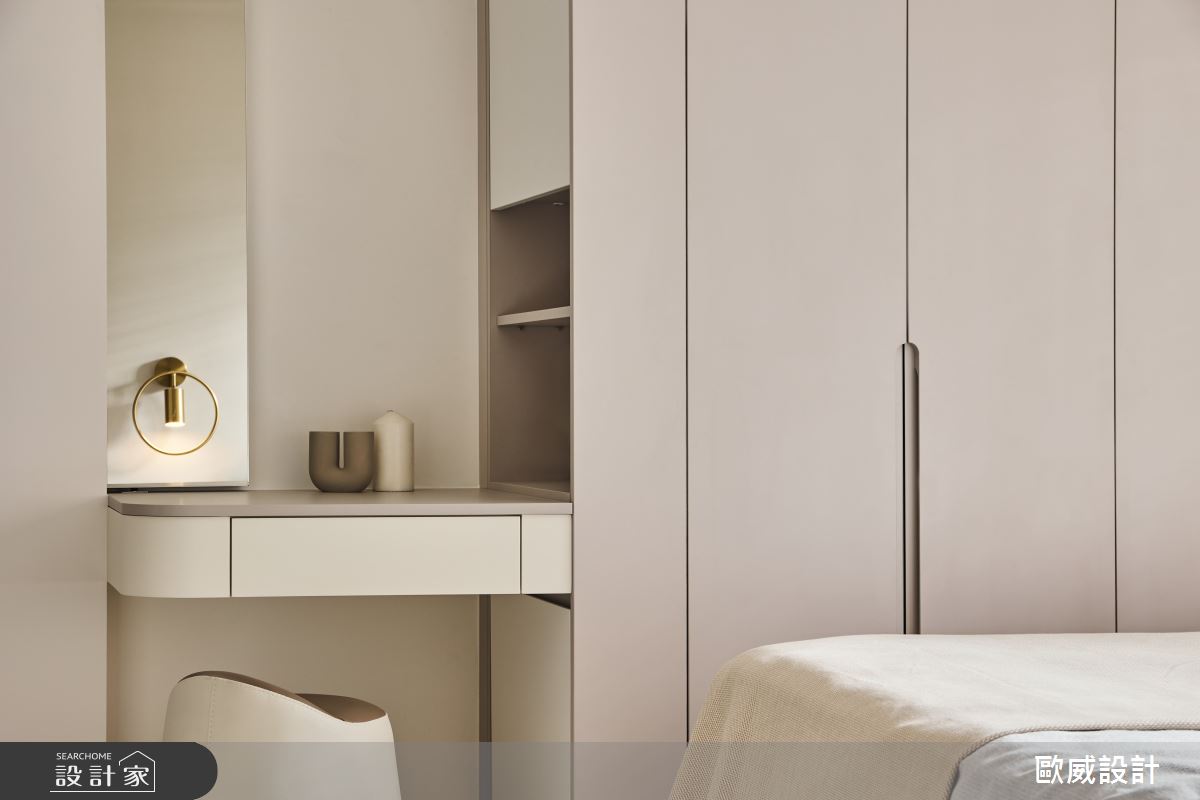 25坪新成屋(5年以下)＿北歐風臥室案例圖片＿歐威室內設計有限公司＿歐威_沐光之21