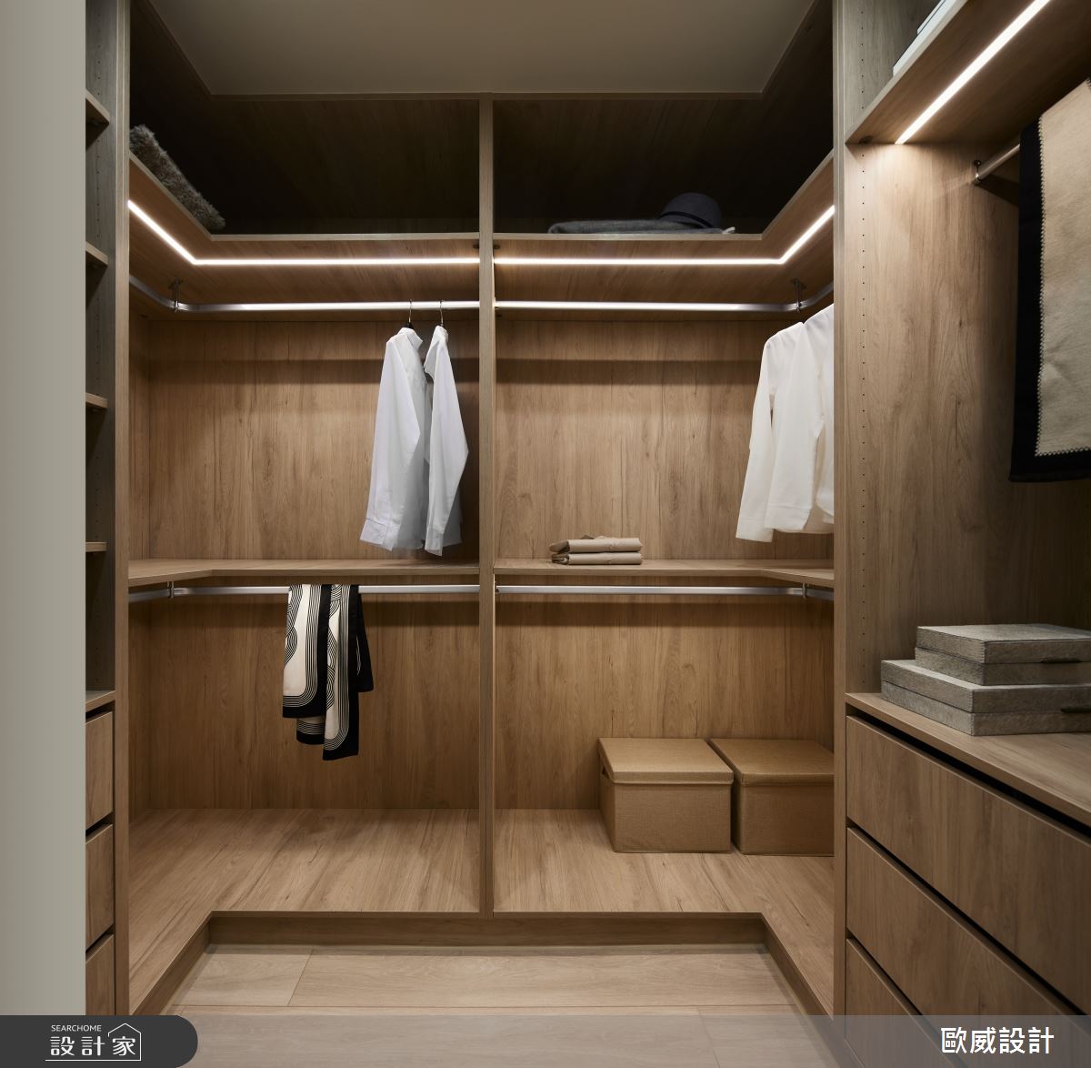 35坪老屋(31~40年)＿北歐風更衣間案例圖片＿歐威室內設計有限公司＿歐威_禮程之16