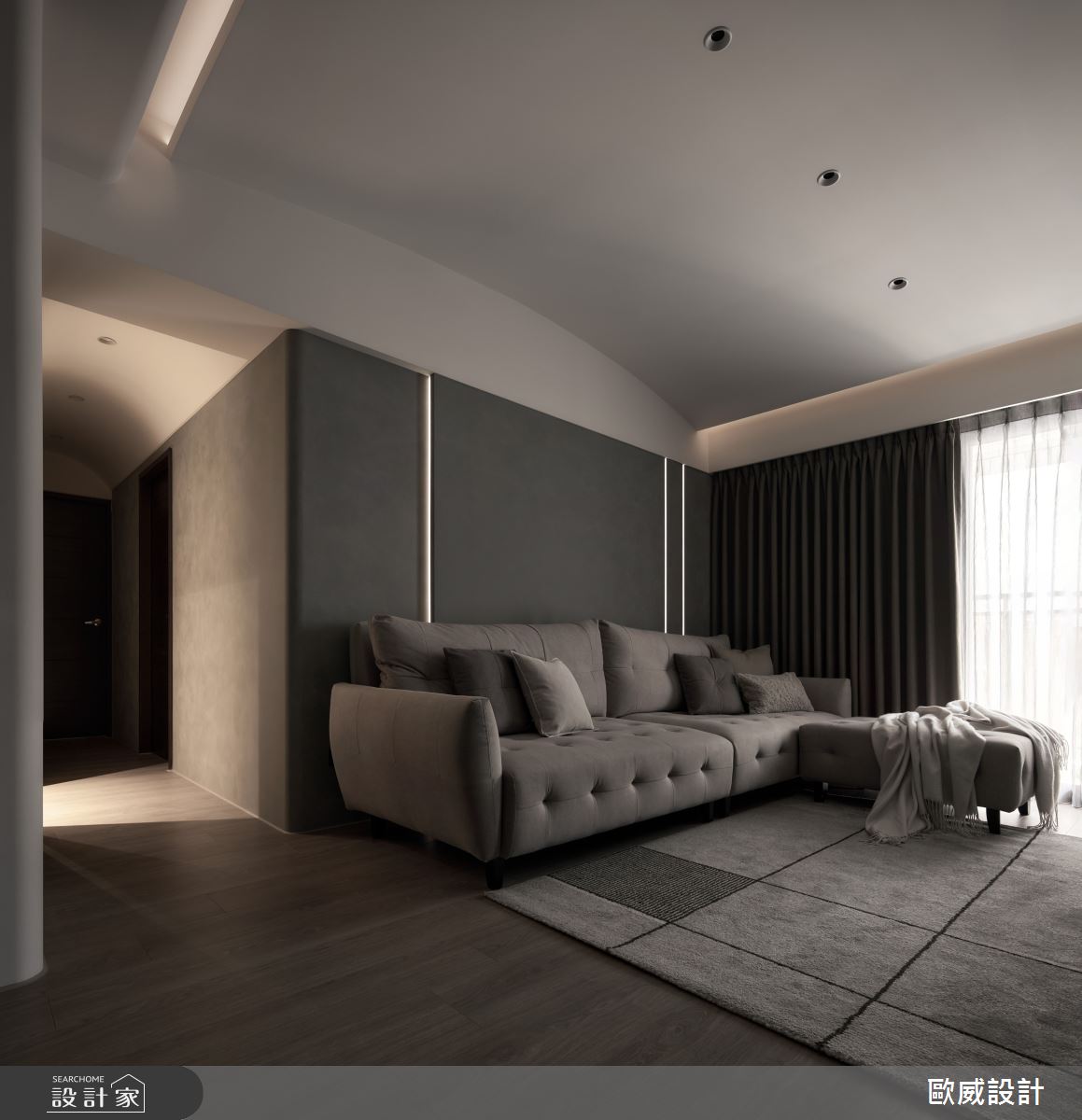 25坪新成屋(5年以下)＿北歐風客廳案例圖片＿歐威室內設計有限公司＿歐威_謐靜之9