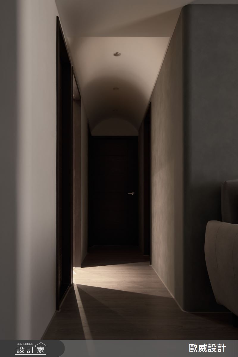 25坪新成屋(5年以下)＿北歐風走廊案例圖片＿歐威室內設計有限公司＿歐威_謐靜之12