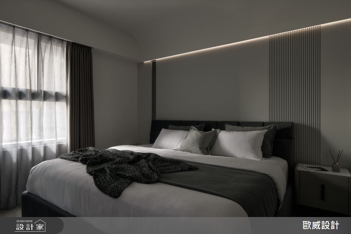 25坪新成屋(5年以下)＿北歐風臥室案例圖片＿歐威室內設計有限公司＿歐威_謐靜之15