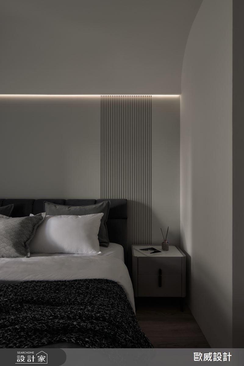 25坪新成屋(5年以下)＿北歐風臥室案例圖片＿歐威室內設計有限公司＿歐威_謐靜之16