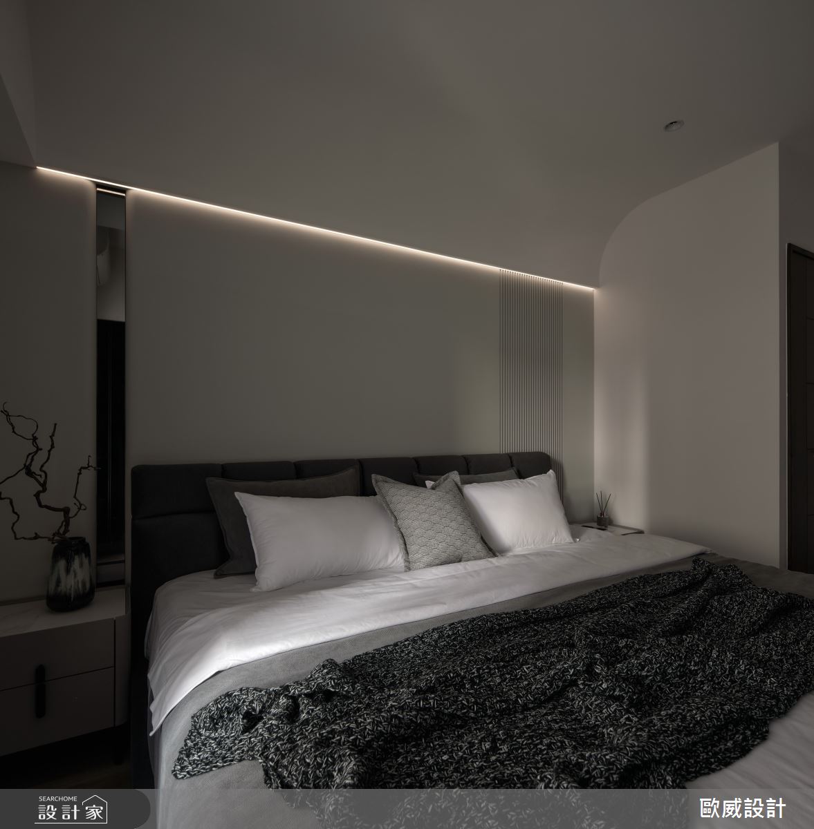 25坪新成屋(5年以下)＿北歐風臥室案例圖片＿歐威室內設計有限公司＿歐威_謐靜之14