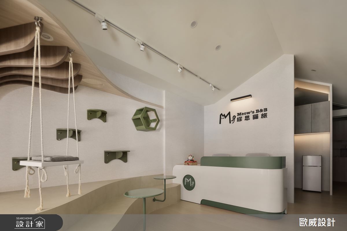 30坪老屋(16~30年)＿簡約風商業空間案例圖片＿歐威室內設計有限公司＿歐威_繆思貓旅之5