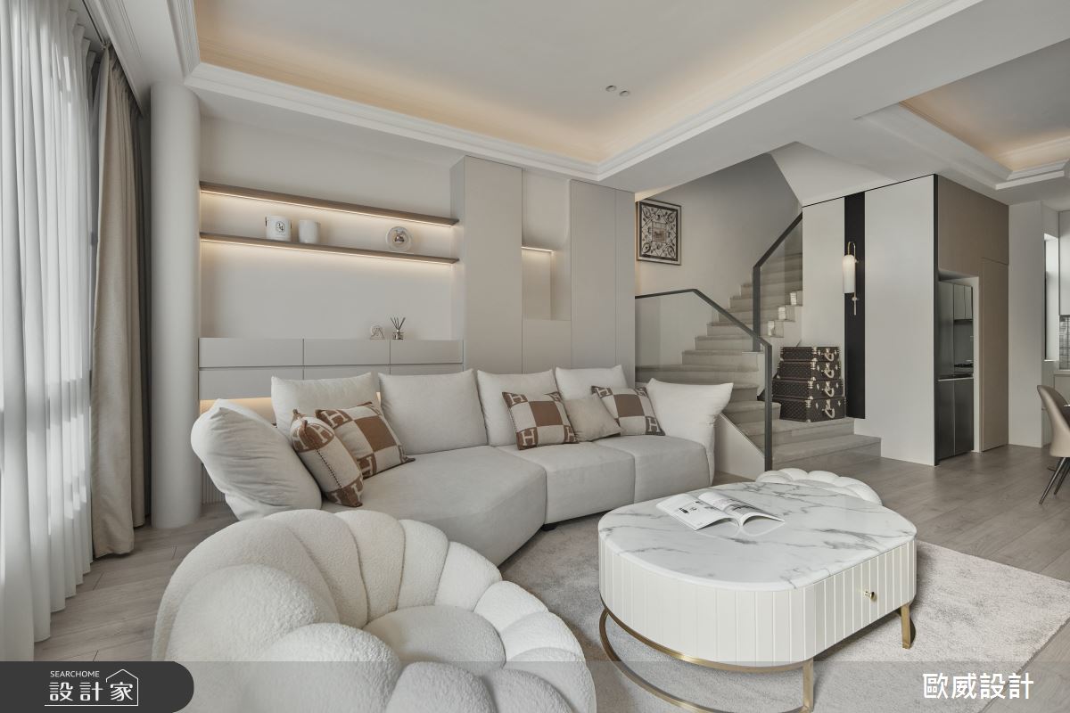 60坪中古屋(5~15年)＿其他客廳樓梯案例圖片＿歐威室內設計有限公司＿歐威_夢想家之195