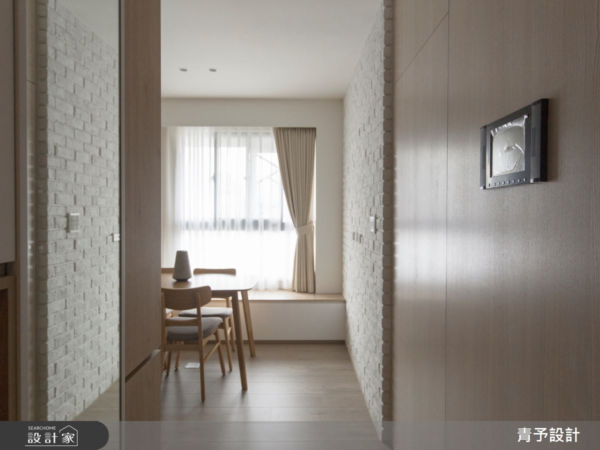 10坪新成屋(5年以下)＿日式無印風餐廳臥榻案例圖片＿青予設計＿青予_01之11