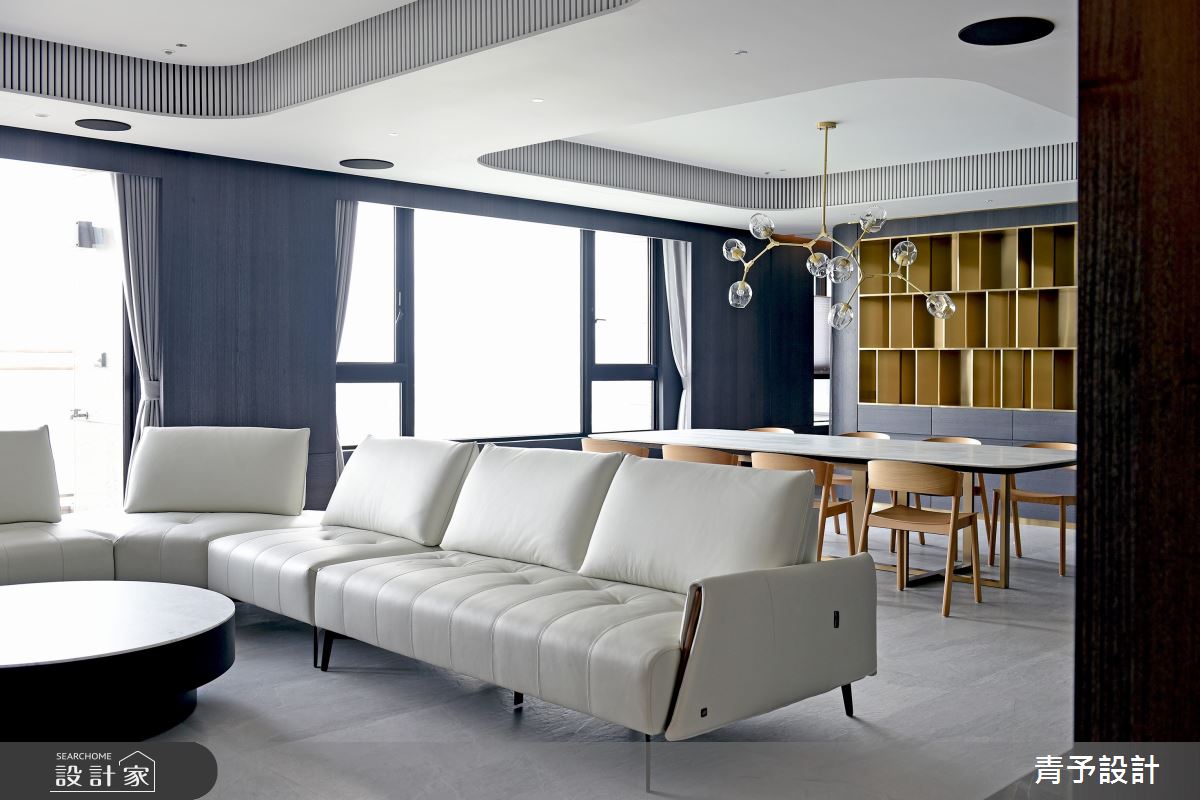 81坪毛胚屋＿現代風客廳餐廳案例圖片＿青予設計＿青予_02之5