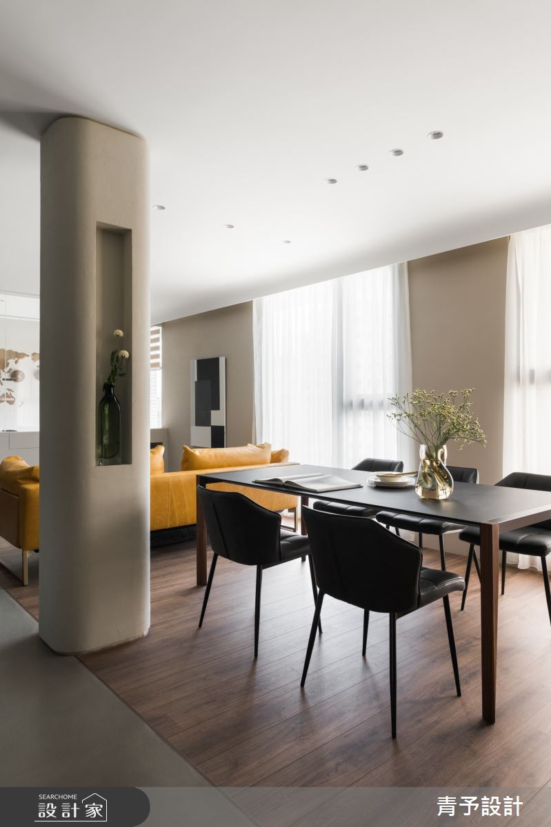 38坪新成屋(5年以下)＿現代風餐廳案例圖片＿青予設計＿青予_05之9