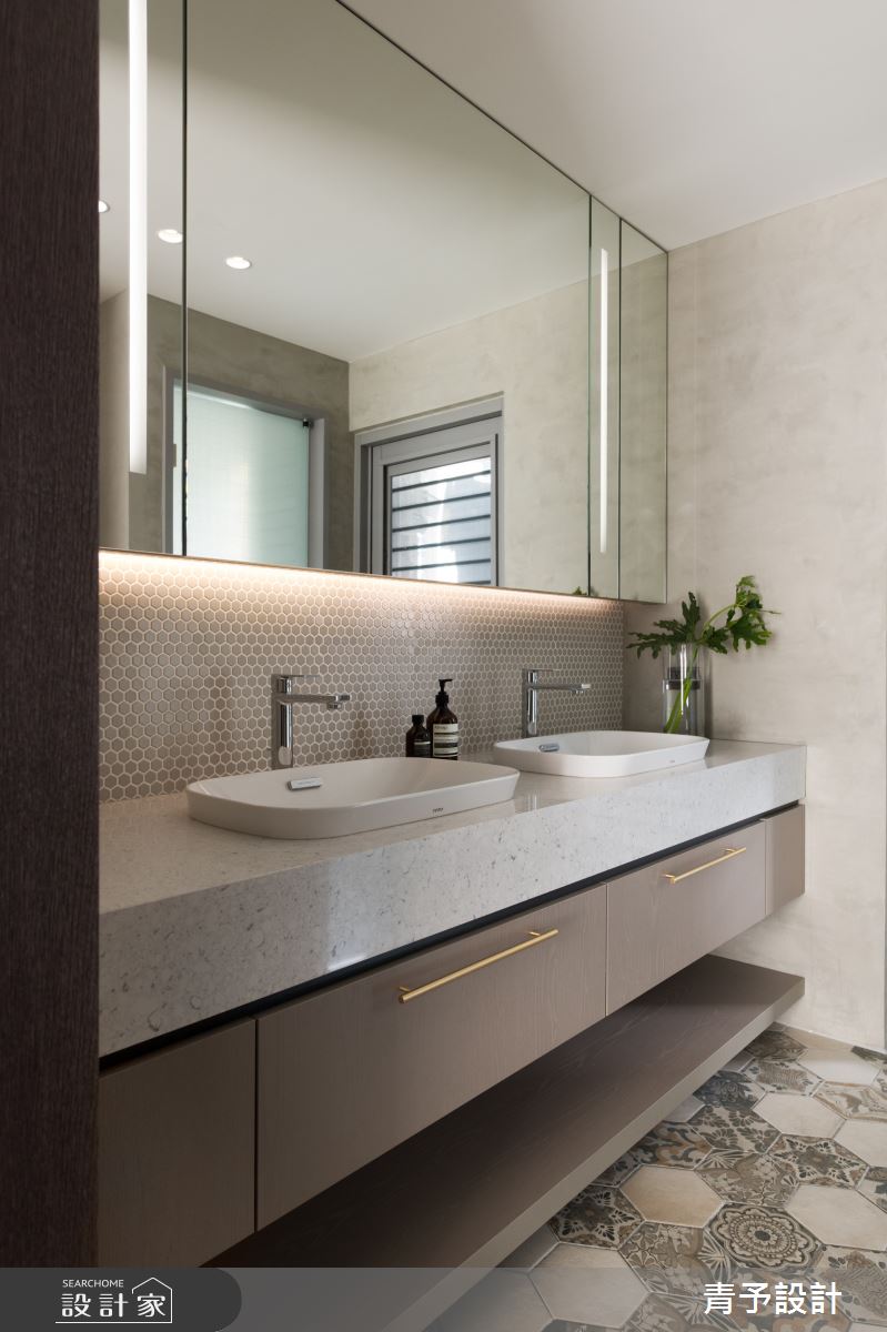 38坪新成屋(5年以下)＿現代風浴室案例圖片＿青予設計＿青予_05之21
