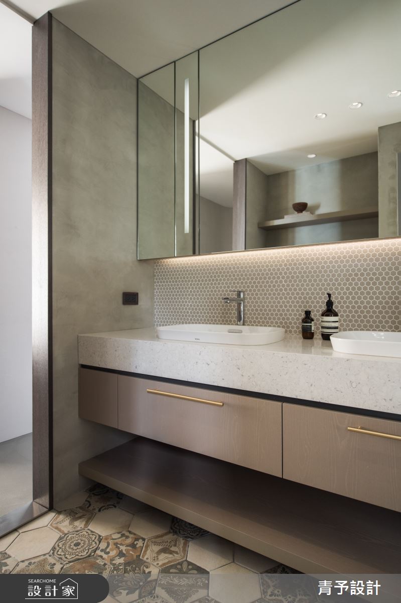38坪新成屋(5年以下)＿現代風浴室案例圖片＿青予設計＿青予_05之23