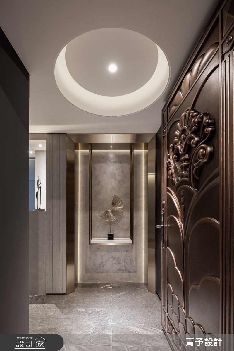 38坪新成屋(5年以下)＿現代風玄關案例圖片＿青予設計＿青予_04之1