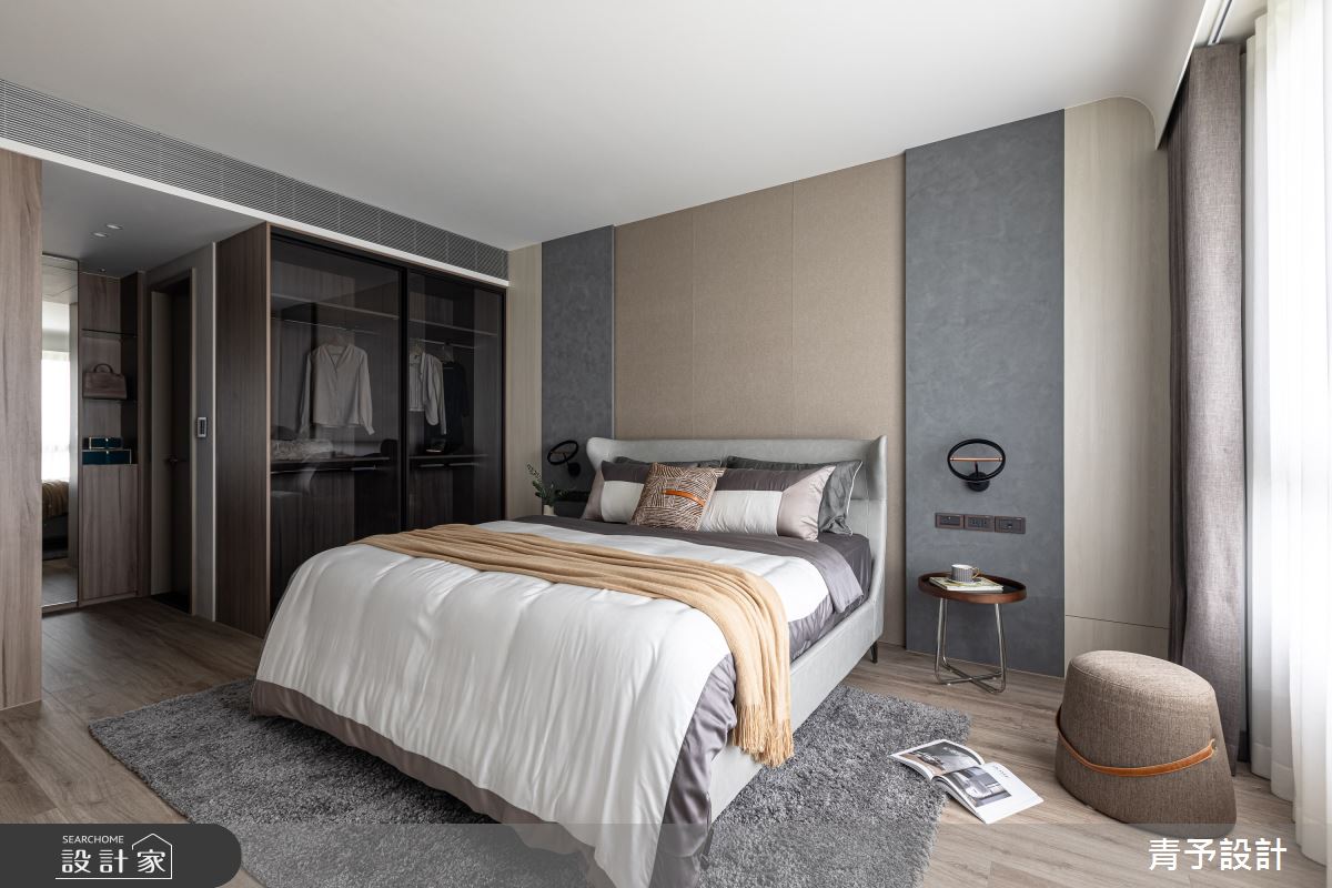 38坪新成屋(5年以下)＿現代風臥室更衣間案例圖片＿青予設計＿青予_04之18
