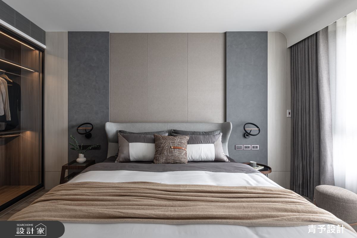 38坪新成屋(5年以下)＿現代風臥室更衣間案例圖片＿青予設計＿青予_04之17