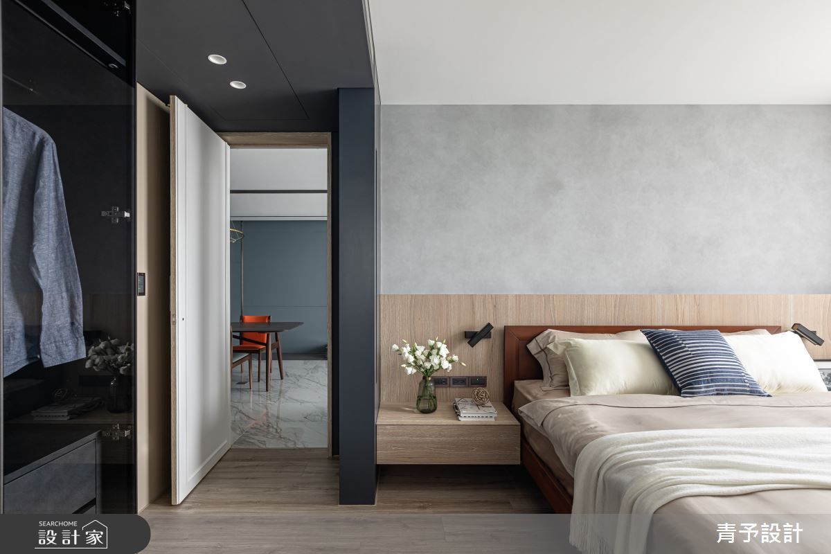 38坪新成屋(5年以下)＿現代風臥室更衣間案例圖片＿青予設計＿青予_04之16