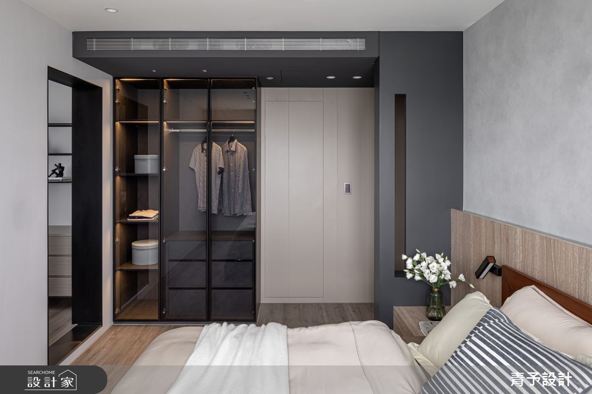 38坪新成屋(5年以下)＿現代風臥室更衣間案例圖片＿青予設計＿青予_04之19