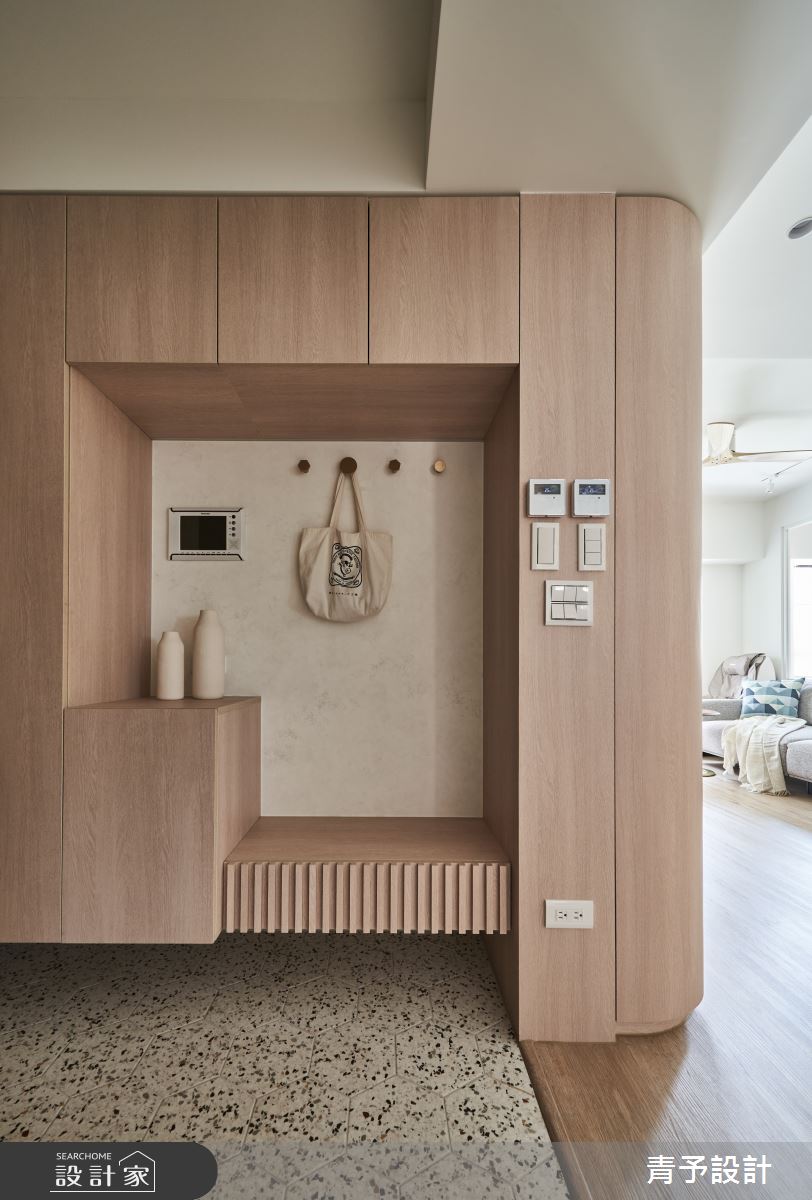 中古屋(5~15年)＿現代風玄關案例圖片＿青予設計＿青予_03之1