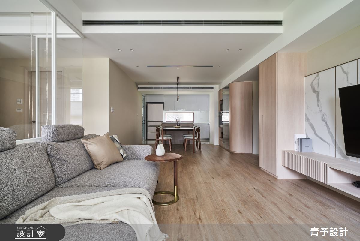 中古屋(5~15年)＿現代風客廳餐廳案例圖片＿青予設計＿青予_03之8