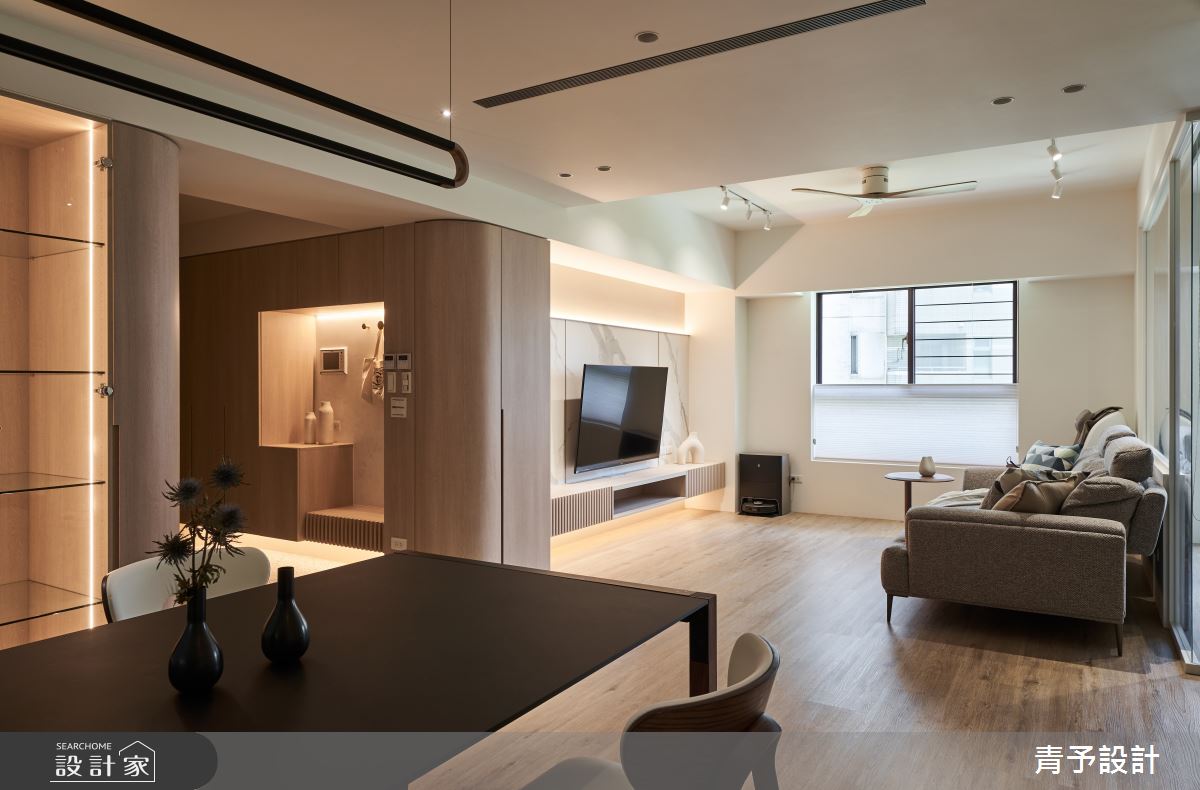 中古屋(5~15年)＿現代風客廳餐廳案例圖片＿青予設計＿青予_03之9