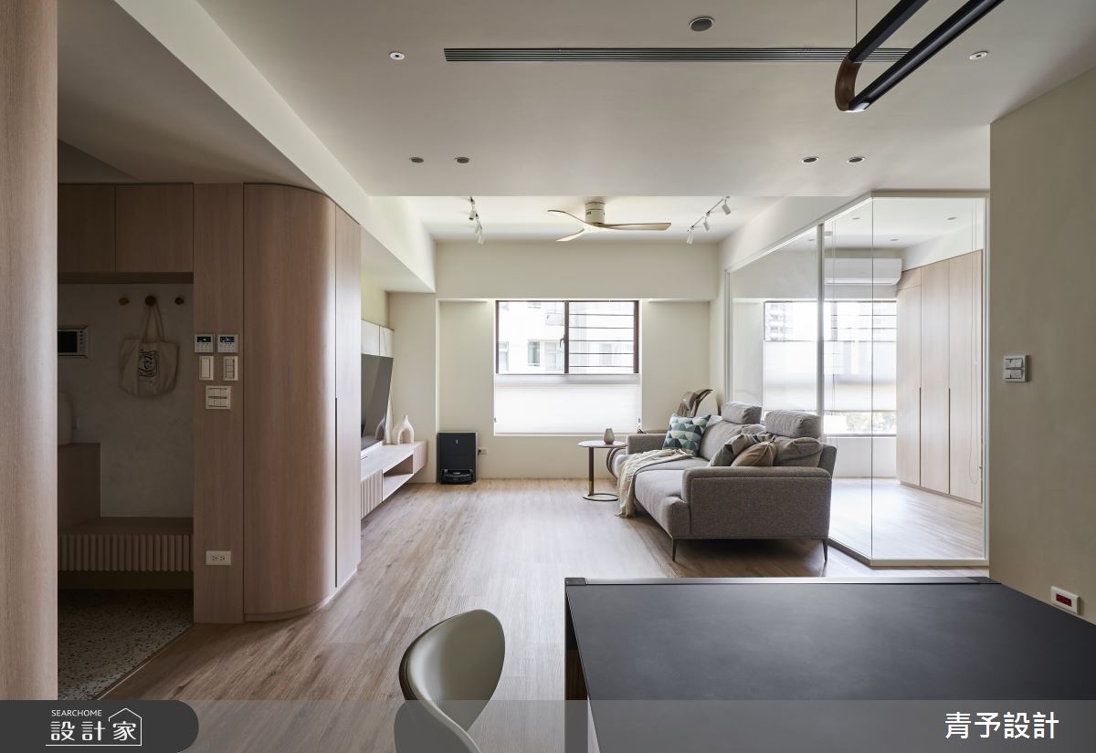 中古屋(5~15年)＿現代風客廳餐廳案例圖片＿青予設計＿青予_03之10