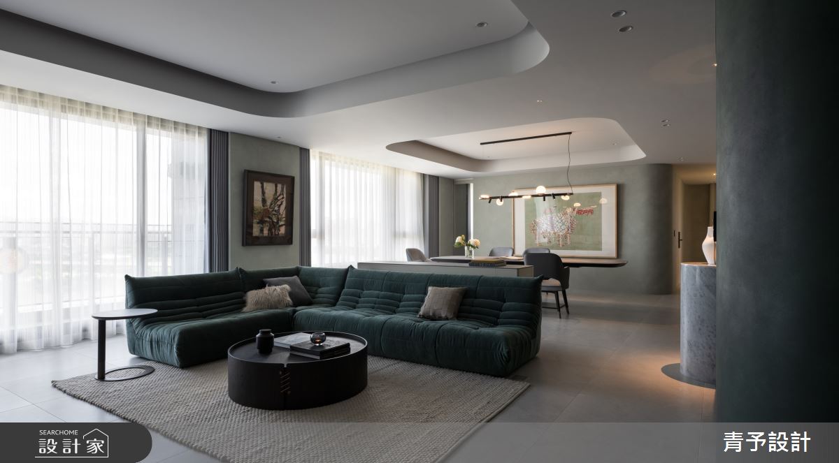 81坪中古屋(5~15年)＿現代風客廳案例圖片＿青予設計＿青予_06之6