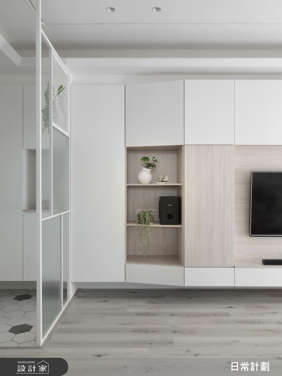 22坪中古屋(5~15年)＿北歐風客廳案例圖片＿日常計劃空間設計有限公司＿日常計劃_01.新北22坪北歐風之5