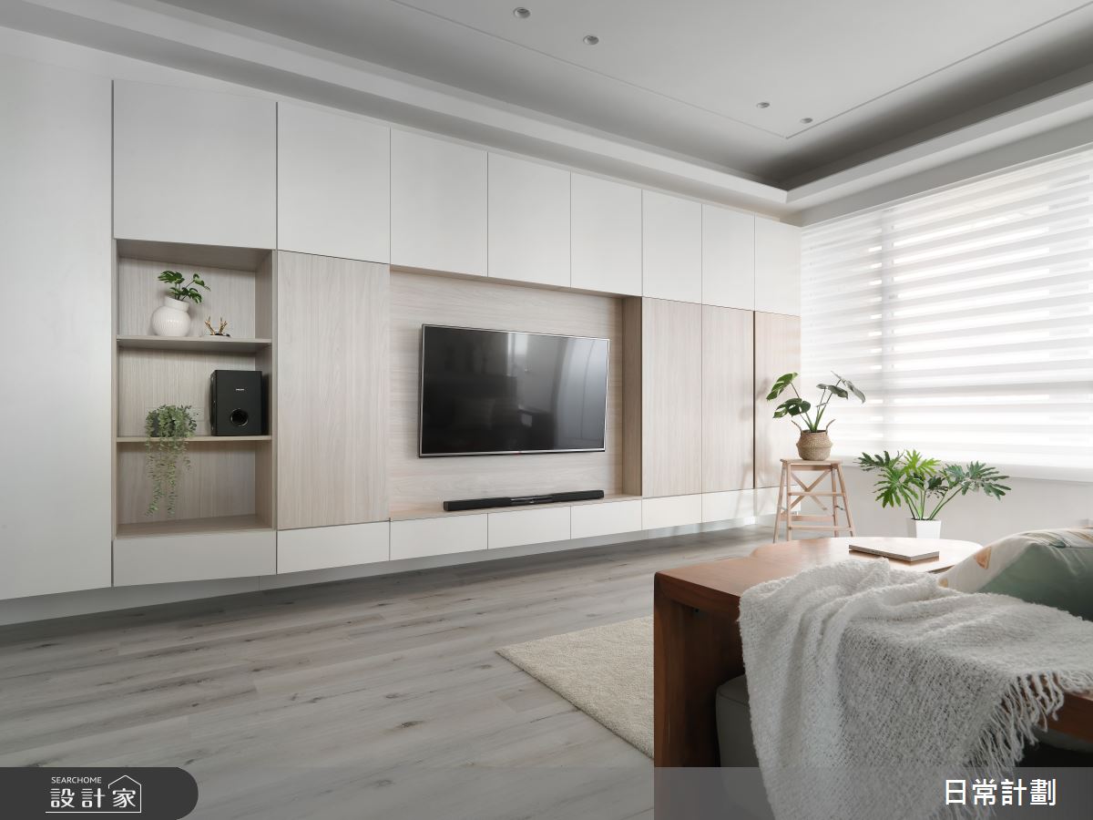 22坪中古屋(5~15年)＿北歐風客廳案例圖片＿日常計劃空間設計有限公司＿日常計劃_01.新北22坪北歐風之7