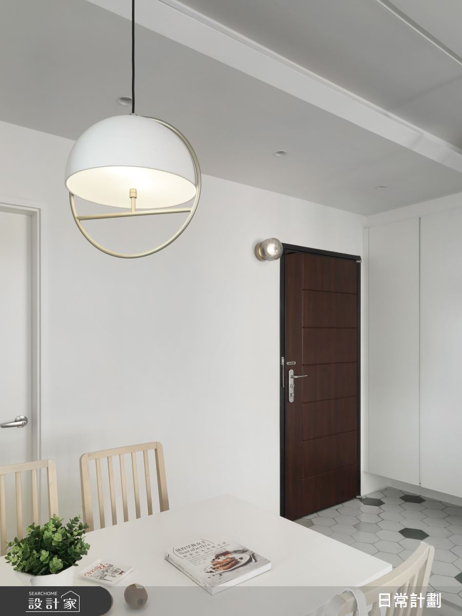 22坪中古屋(5~15年)＿北歐風玄關餐廳案例圖片＿日常計劃空間設計有限公司＿日常計劃_01.新北22坪北歐風之2