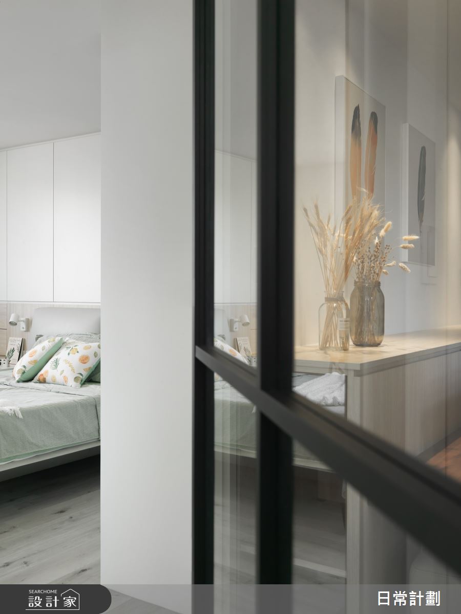 22坪中古屋(5~15年)＿北歐風臥室案例圖片＿日常計劃空間設計有限公司＿日常計劃_01.新北22坪北歐風之15