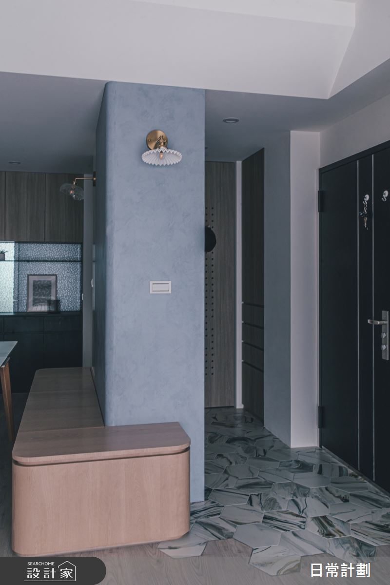 25坪老屋(16~30年)＿混搭風玄關案例圖片＿日常計劃空間設計有限公司＿日常計劃_02.台北25坪混搭風之2