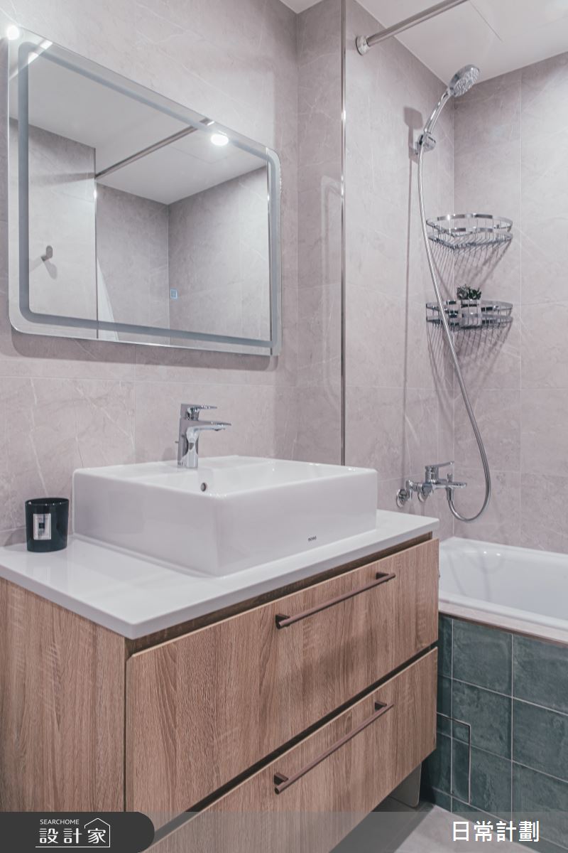 25坪老屋(16~30年)＿混搭風浴室案例圖片＿日常計劃空間設計有限公司＿日常計劃_02.台北25坪混搭風之15