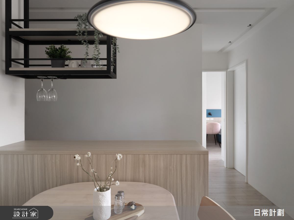 20坪新成屋(5年以下)＿簡約風餐廳中島案例圖片＿日常計劃空間設計有限公司＿日常計劃_03.新北20坪簡約風之11