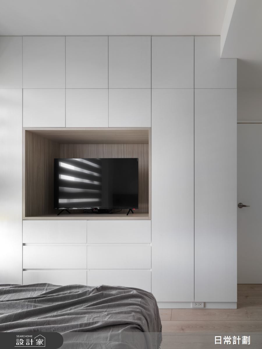 20坪新成屋(5年以下)＿簡約風臥室案例圖片＿日常計劃空間設計有限公司＿日常計劃_03.新北20坪簡約風之12