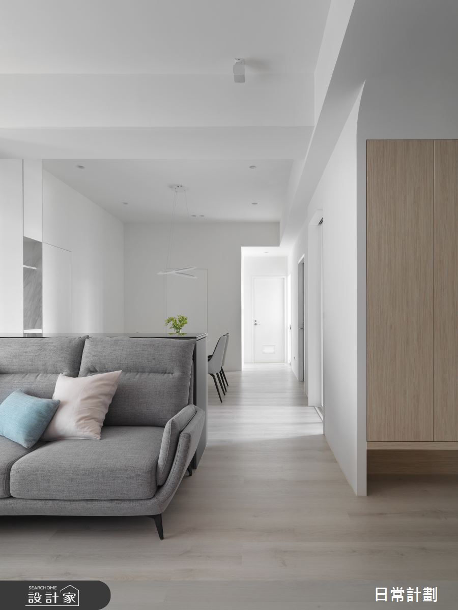 28坪中古屋(5~15年)＿簡約風客廳案例圖片＿日常計劃空間設計有限公司＿日常計劃_04.台北28坪簡約風之7