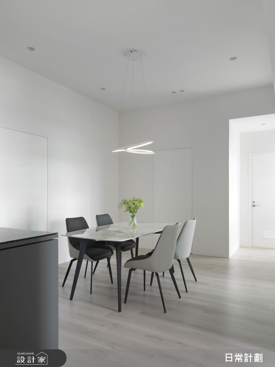 28坪中古屋(5~15年)＿簡約風餐廳案例圖片＿日常計劃空間設計有限公司＿日常計劃_04.台北28坪簡約風之8