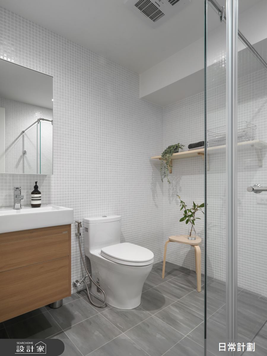 12坪毛胚屋＿日式無印風浴室案例圖片＿日常計劃空間設計有限公司＿日常計劃_05.新北12坪日式無印風之21
