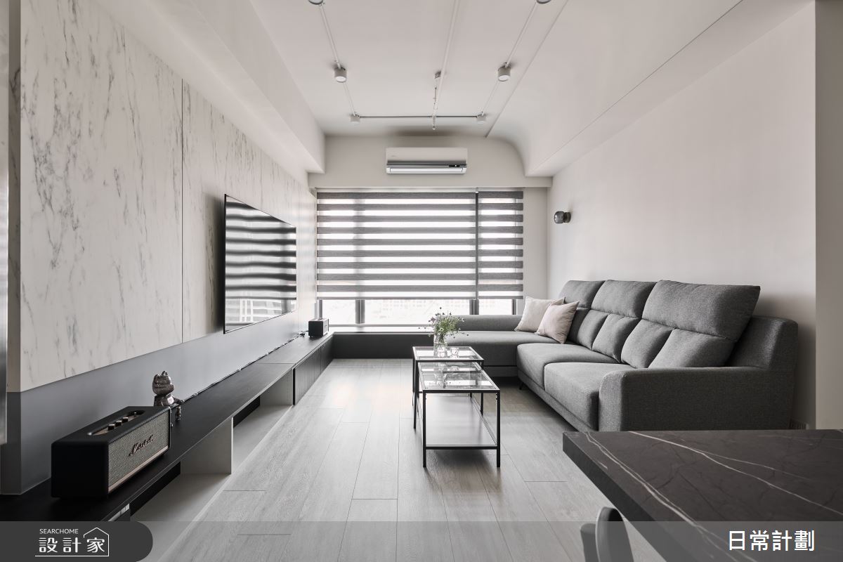 26坪新成屋(5年以下)＿簡約風客廳餐廳案例圖片＿日常計劃空間設計有限公司＿日常計劃_06.新北26坪簡約風之11