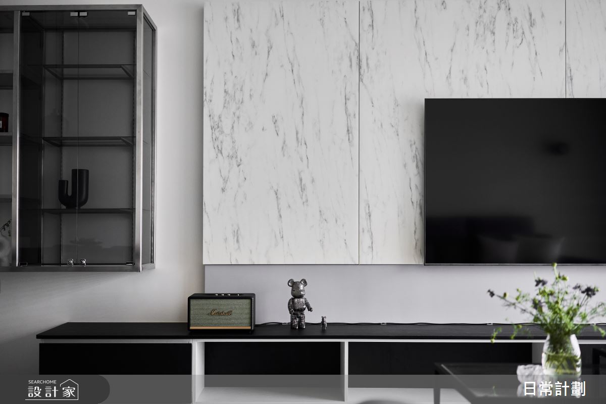 26坪新成屋(5年以下)＿簡約風客廳案例圖片＿日常計劃空間設計有限公司＿日常計劃_06.新北26坪簡約風之4