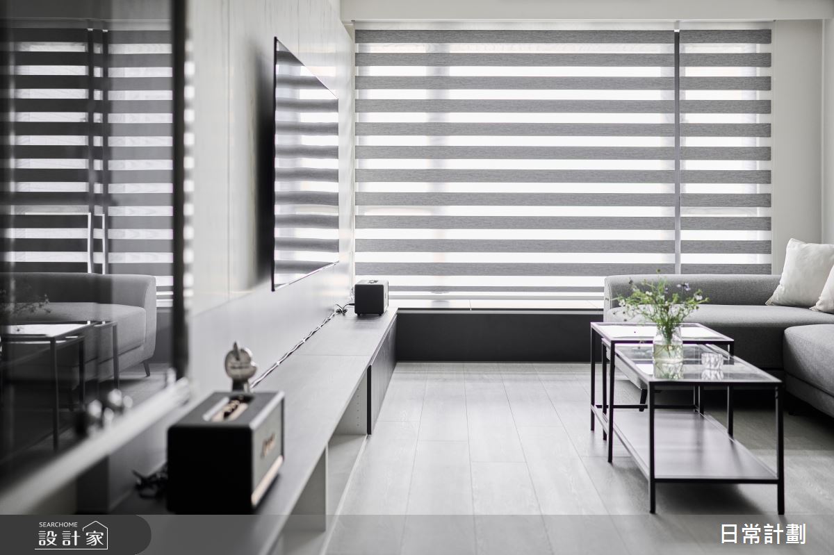 26坪新成屋(5年以下)＿簡約風客廳案例圖片＿日常計劃空間設計有限公司＿日常計劃_06.新北26坪簡約風之10