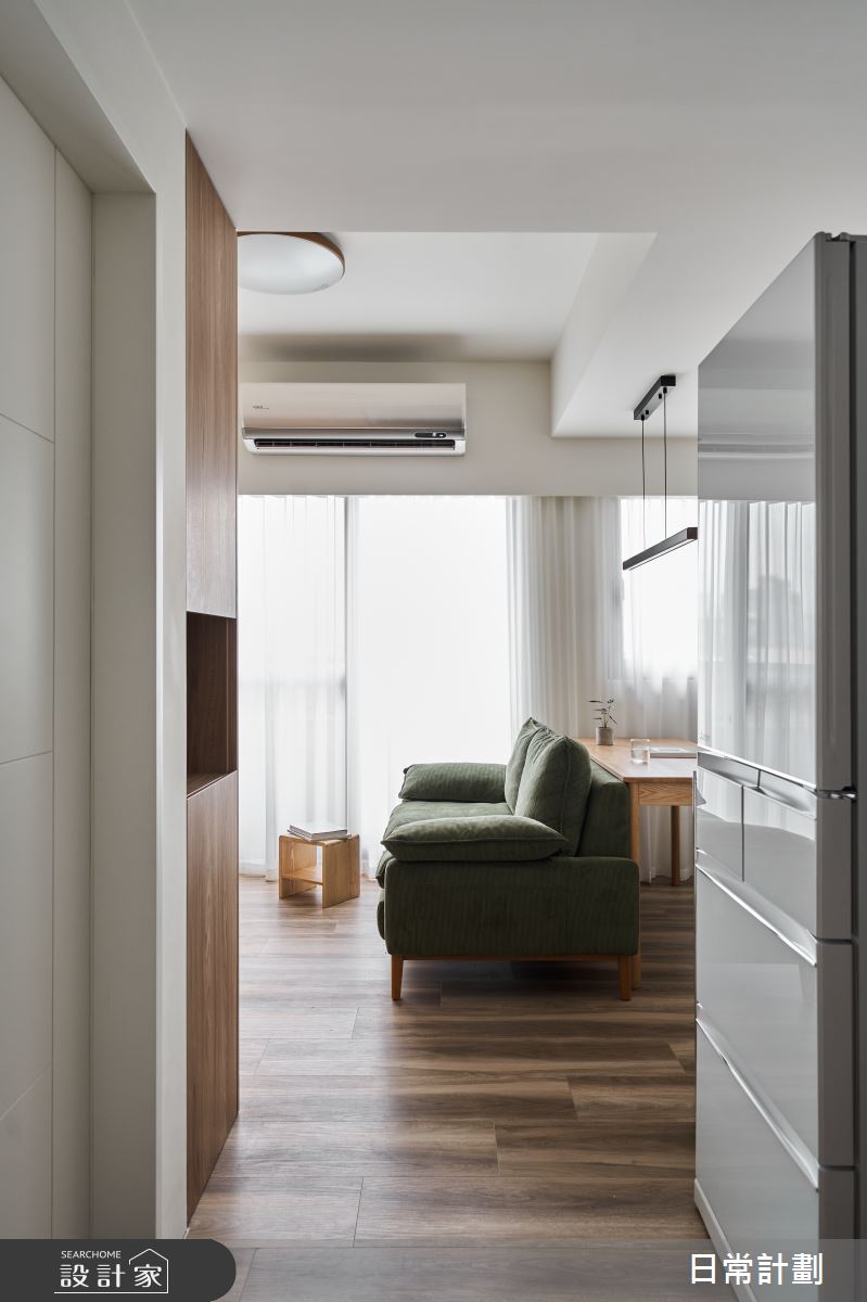 10坪新成屋(5年以下)＿日式無印風客廳案例圖片＿日常計劃空間設計有限公司＿日常計劃_07.新北10坪日式無印風之2