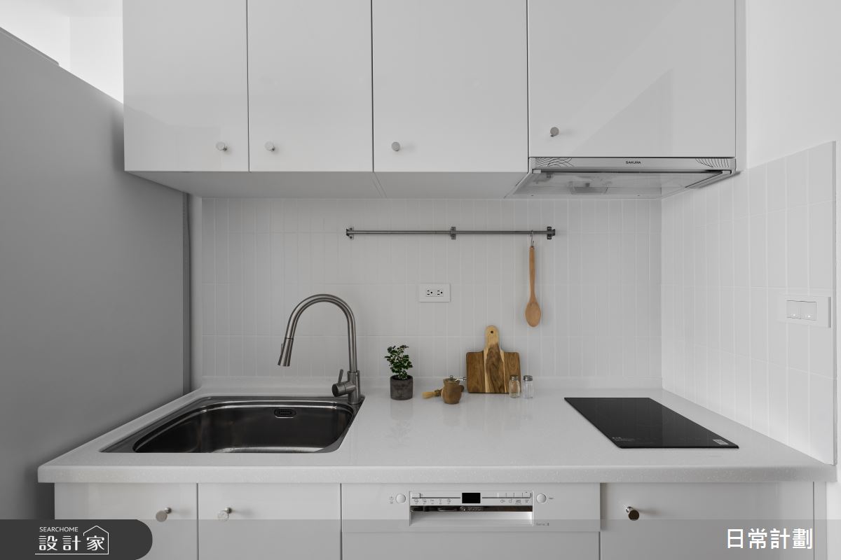 10坪新成屋(5年以下)＿日式無印風廚房案例圖片＿日常計劃空間設計有限公司＿日常計劃_07.新北10坪日式無印風之3