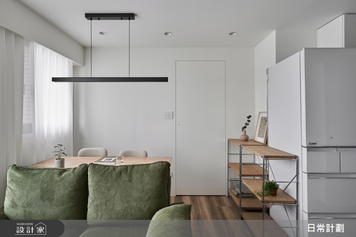 10坪新成屋(5年以下)＿日式無印風客廳書房案例圖片＿日常計劃空間設計有限公司＿日常計劃_07.新北10坪日式無印風之7