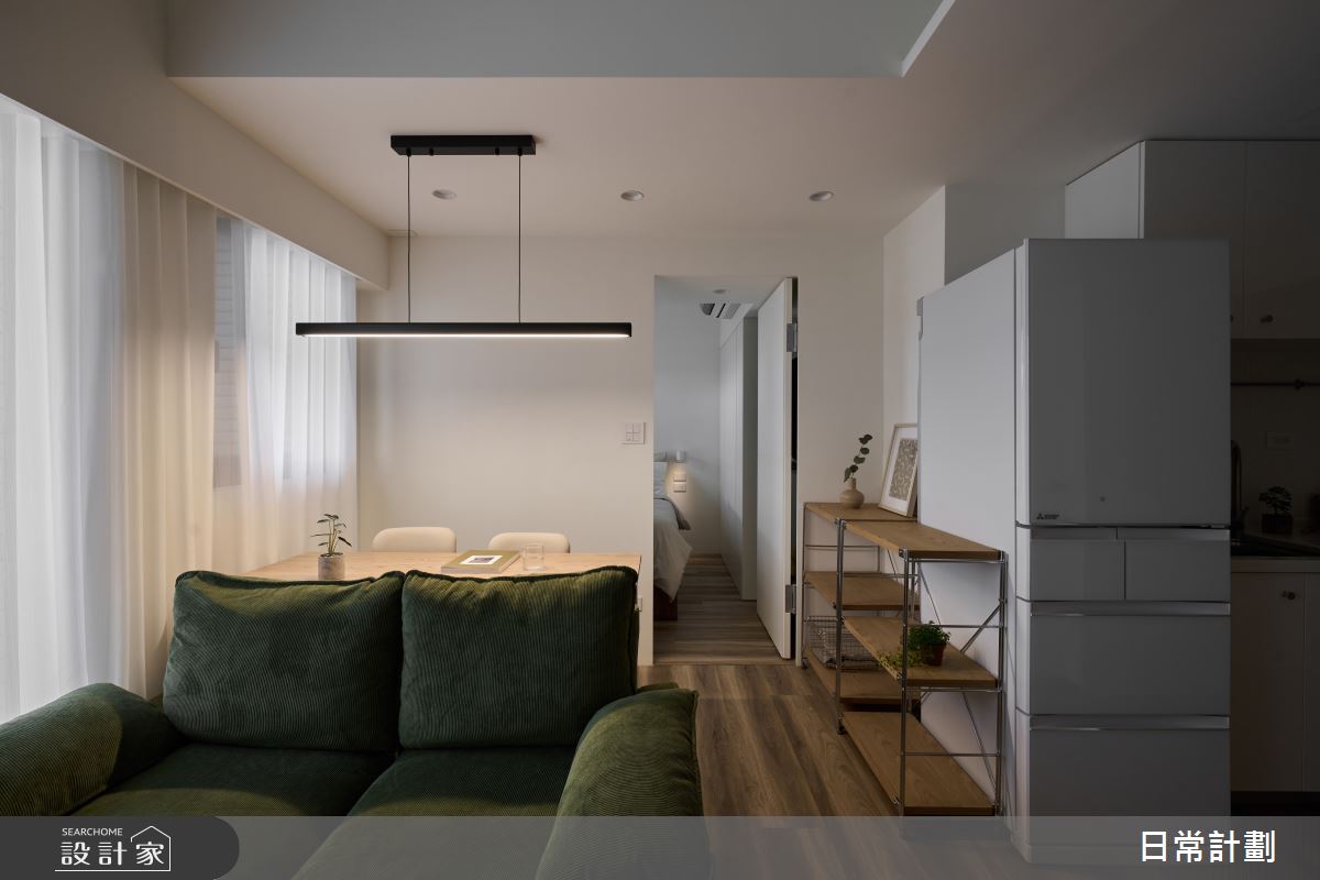 10坪新成屋(5年以下)＿日式無印風客廳廚房臥室書房案例圖片＿日常計劃空間設計有限公司＿日常計劃_07.新北10坪日式無印風之10
