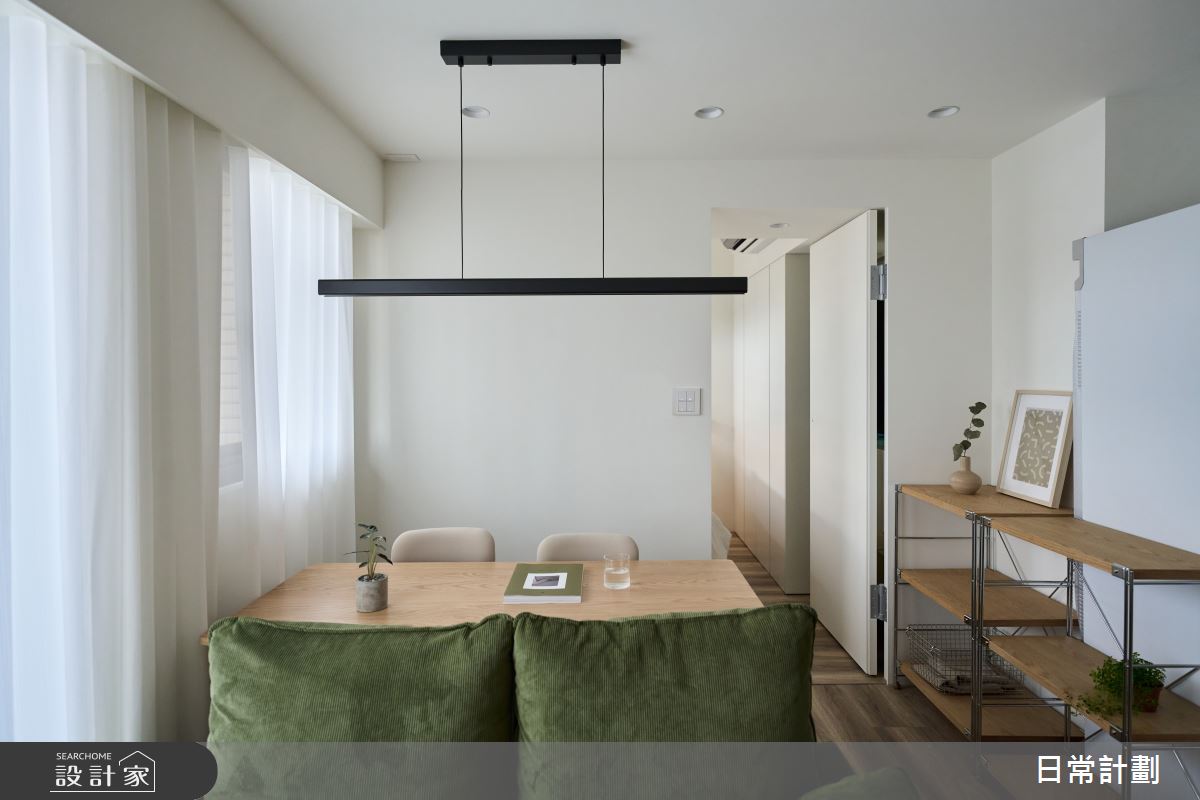 10坪新成屋(5年以下)＿日式無印風客廳書房案例圖片＿日常計劃空間設計有限公司＿日常計劃_07.新北10坪日式無印風之12