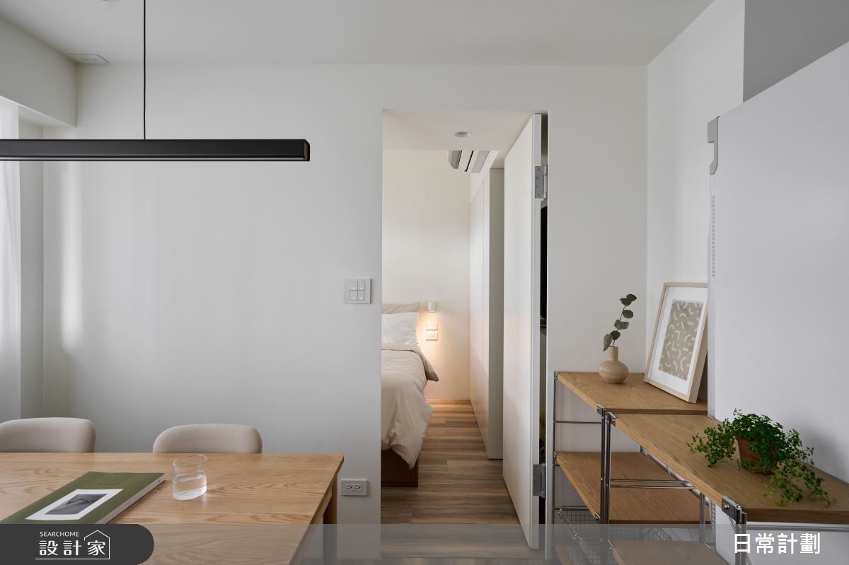 10坪新成屋(5年以下)＿日式無印風臥室書房案例圖片＿日常計劃空間設計有限公司＿日常計劃_07.新北10坪日式無印風之18