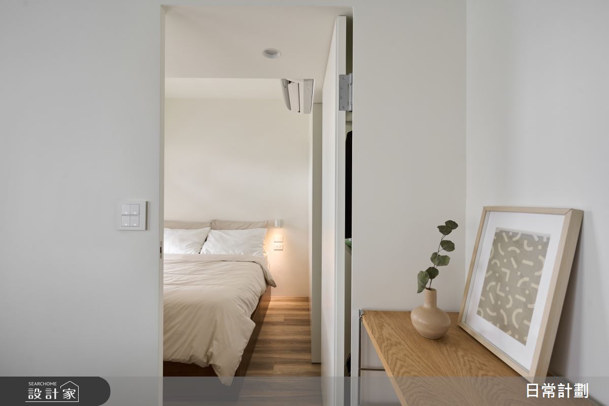 10坪新成屋(5年以下)＿日式無印風臥室案例圖片＿日常計劃空間設計有限公司＿日常計劃_07.新北10坪日式無印風之21