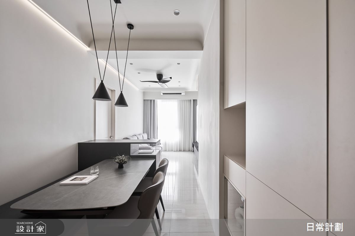 16坪新成屋(5年以下)＿混搭風客廳餐廳案例圖片＿日常計劃空間設計有限公司＿日常計劃_08.新北16坪混搭風之2
